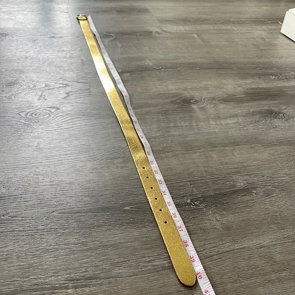 Amsterdam Heritage | 1” Gold Genuine Leather Belt SZ 85 - Picture 4 of 8